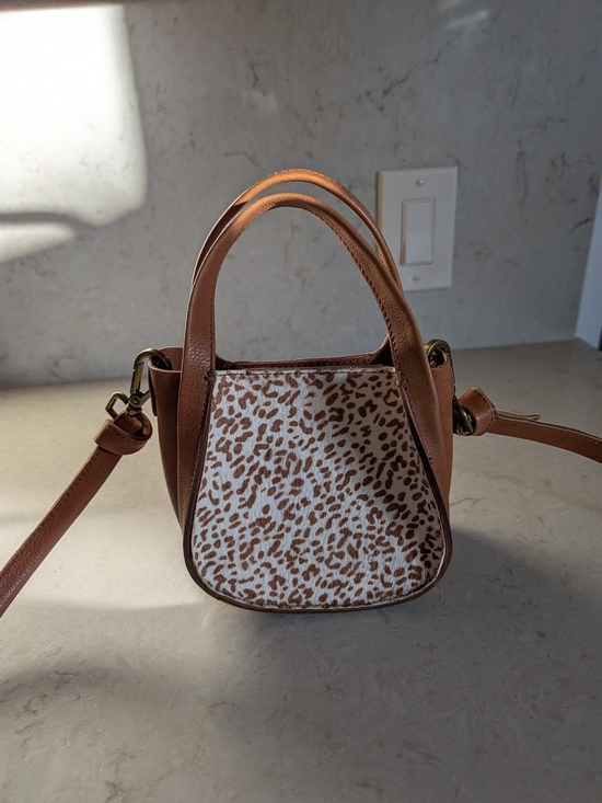 Madewell Handbags - Madewell Micro Sydney Crossbody Bag in Animal Spotted Calf Hair